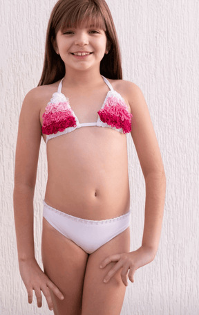 CROCHET FRINGE TWO PIECE BIKINI (PREORDER) - PLANET SEA