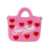 CROCHET HEARTS MINI BAG - MC2 SAINT BARTH KIDS