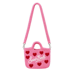 CROCHET HEARTS MINI BAG - MC2 SAINT BARTH KIDS