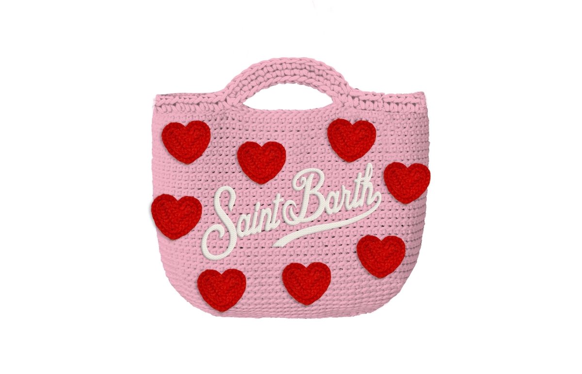CROCHET HEARTS MINI BAG (PREORDER) - MC2 SAINT BARTH KIDS