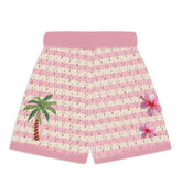 CROCHET PATCHES YVETTE JR SHORTS - MC2 SAINT BARTH KIDS