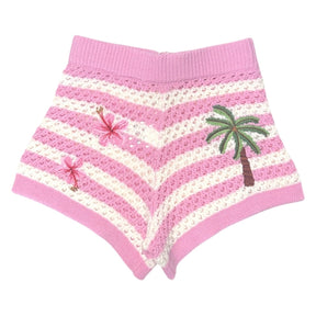 CROCHET PATCHES YVETTE JR SHORTS - SHORTS