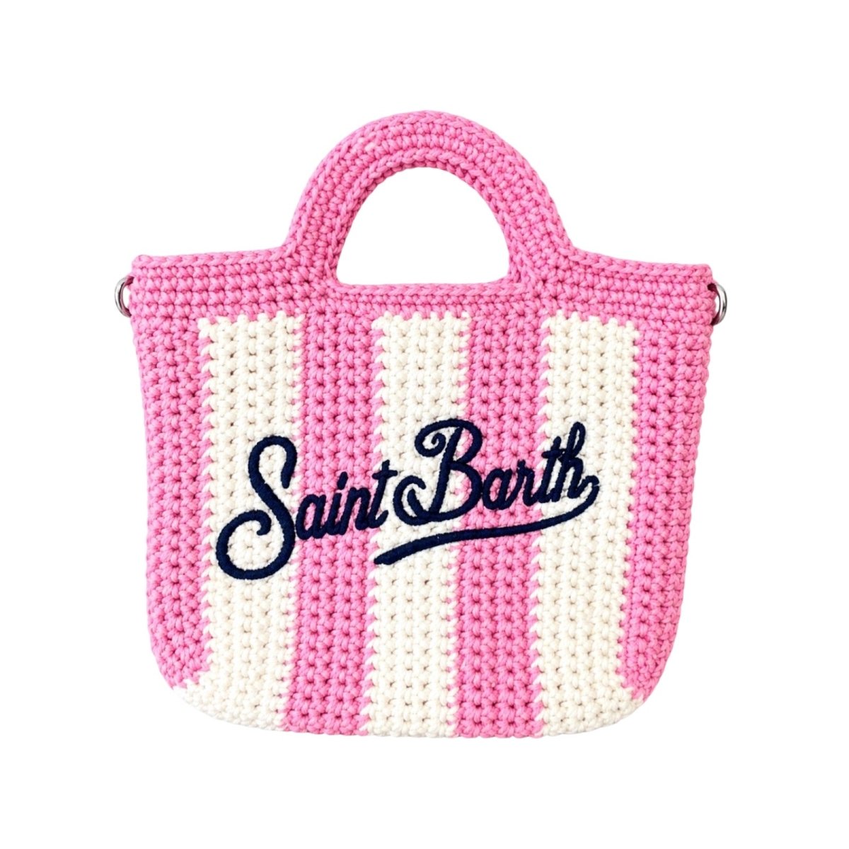 CROCHET STRIPES MINI BAG - MC2 SAINT BARTH KIDS