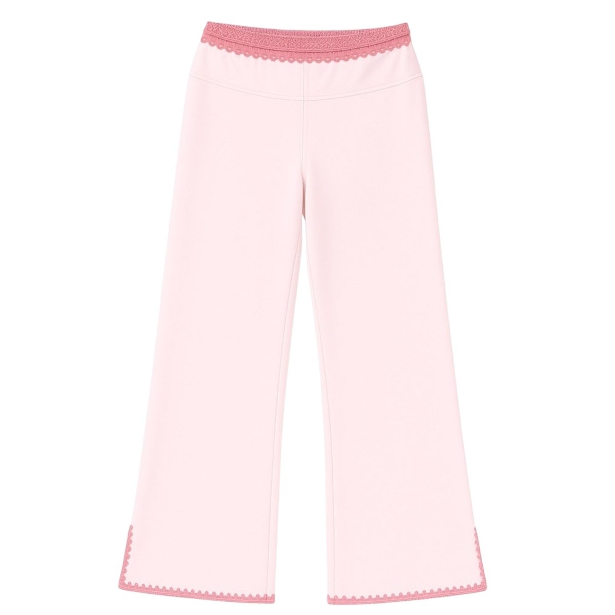 CROCHET TRIM MESH COVER UP PANTS - PLANET SEA