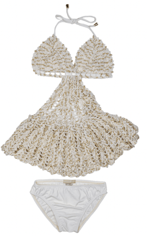 CROCHET TWO PIECE DRESS (PREORDER) - PLANET SEA