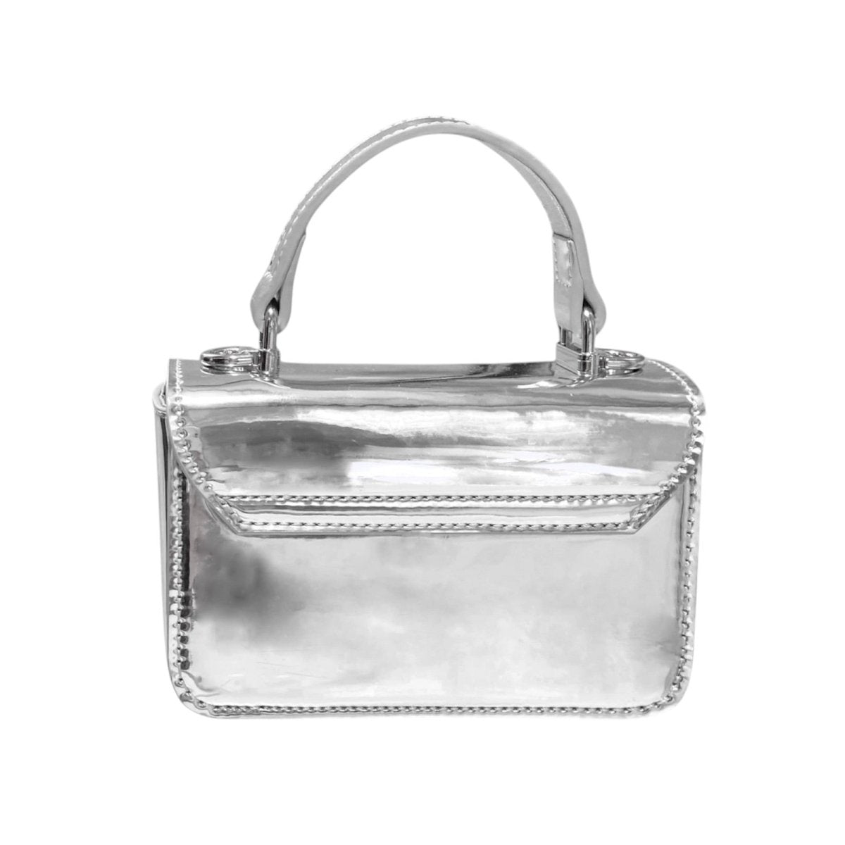 CRYSTAL BROOCH PATENT PURSE - DOE A DEAR - PURSES