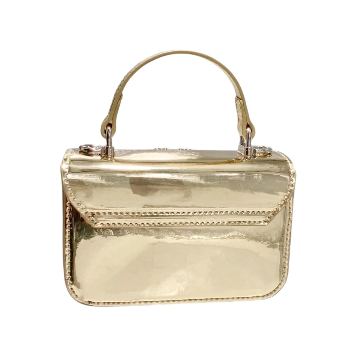 CRYSTAL BROOCH PATENT PURSE - DOE A DEAR - PURSES