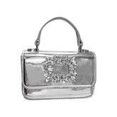 CRYSTAL BROOCH PATENT PURSE - DOE A DEAR - PURSES