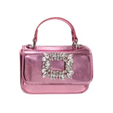 CRYSTAL BROOCH PATENT PURSE - DOE A DEAR - PURSES
