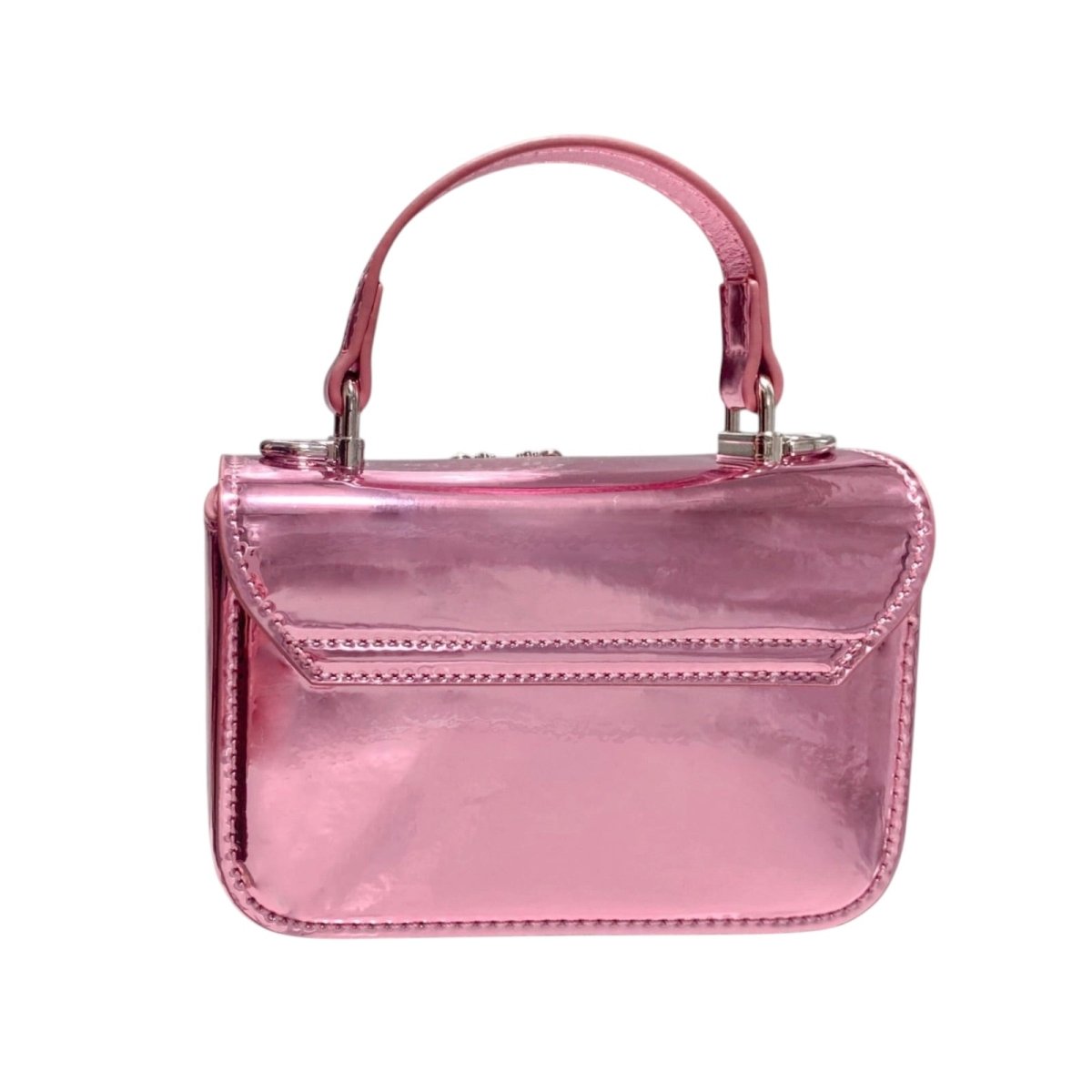 CRYSTAL BROOCH PATENT PURSE - DOE A DEAR - PURSES