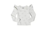 CRYSTAL HEART PUFF SLEEVE LONG SLEEVE TOP (PREORDER) - MINI DREAMERS