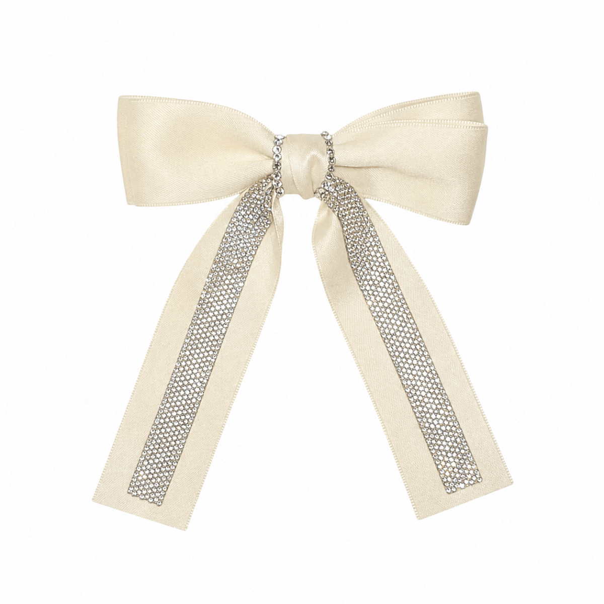 CRYSTAL LARGE BOW CLIP - BARI LYNN