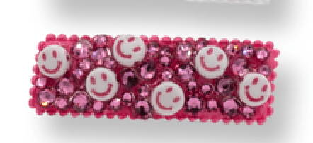 CRYSTAL SMILEY CLIP (PREORDER) - BARI LYNN