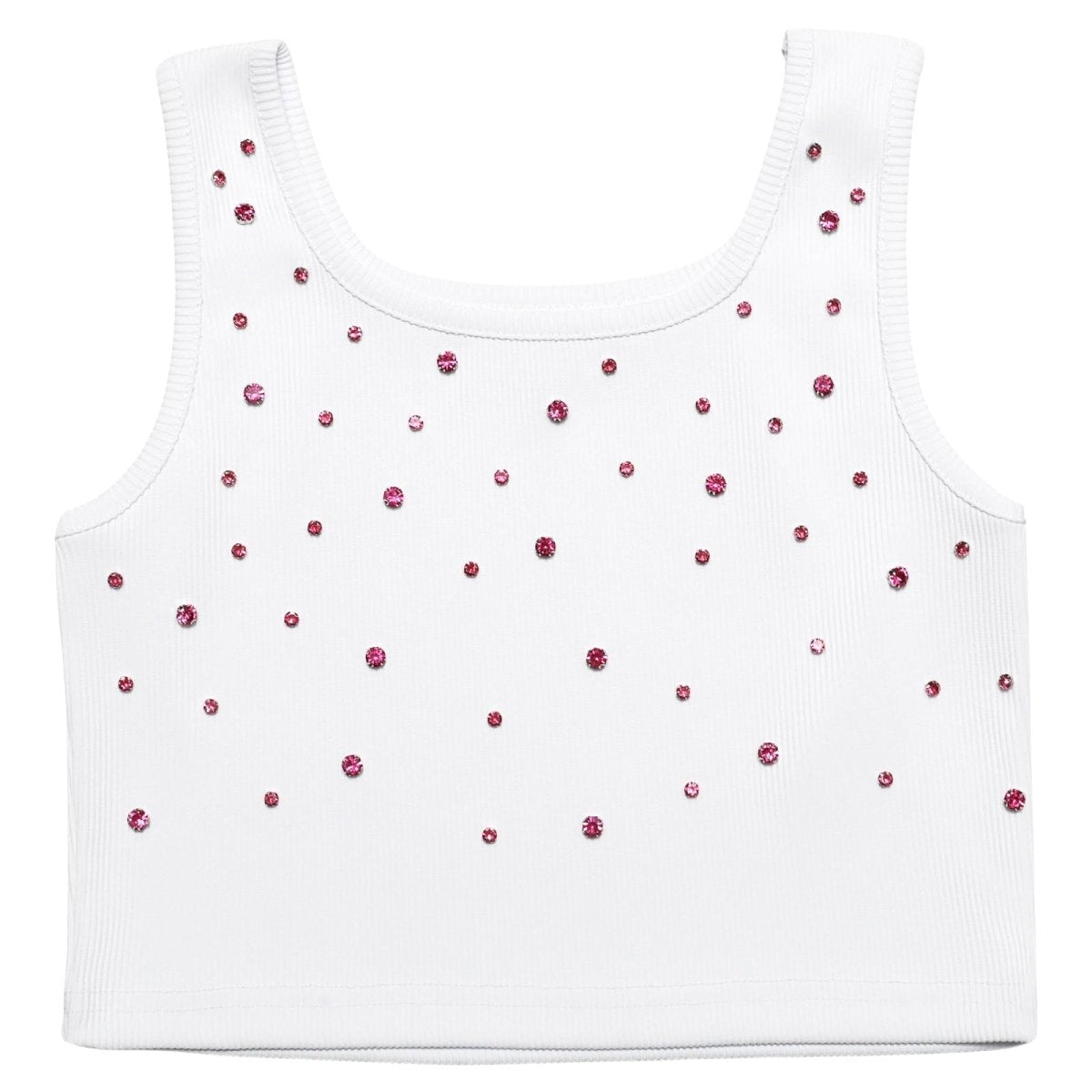 CRYSTAL STONE CROP TANK TOP (PREORDER) - MIA NEW YORK