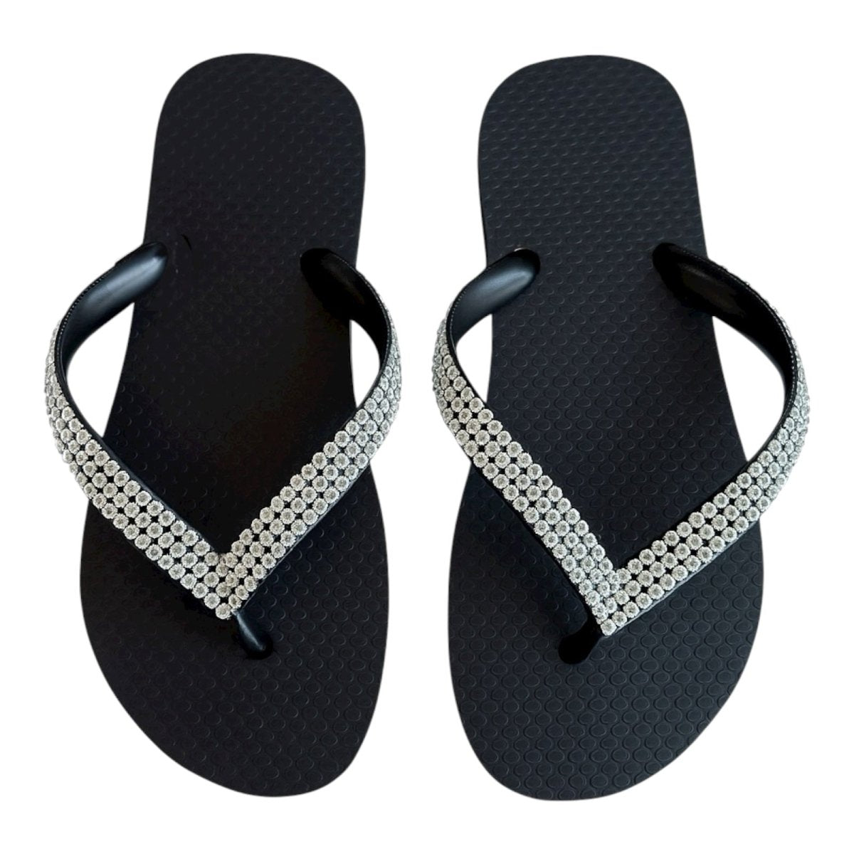 CRYSTAL STONE FLIP FLOP SANDALS (PREORDER) - PLANET SEA