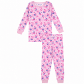 CUPCAKE HEARTS LONG SLEEVE TWO PIECE PAJAMAS - BABY STEPS - PAJAMAS