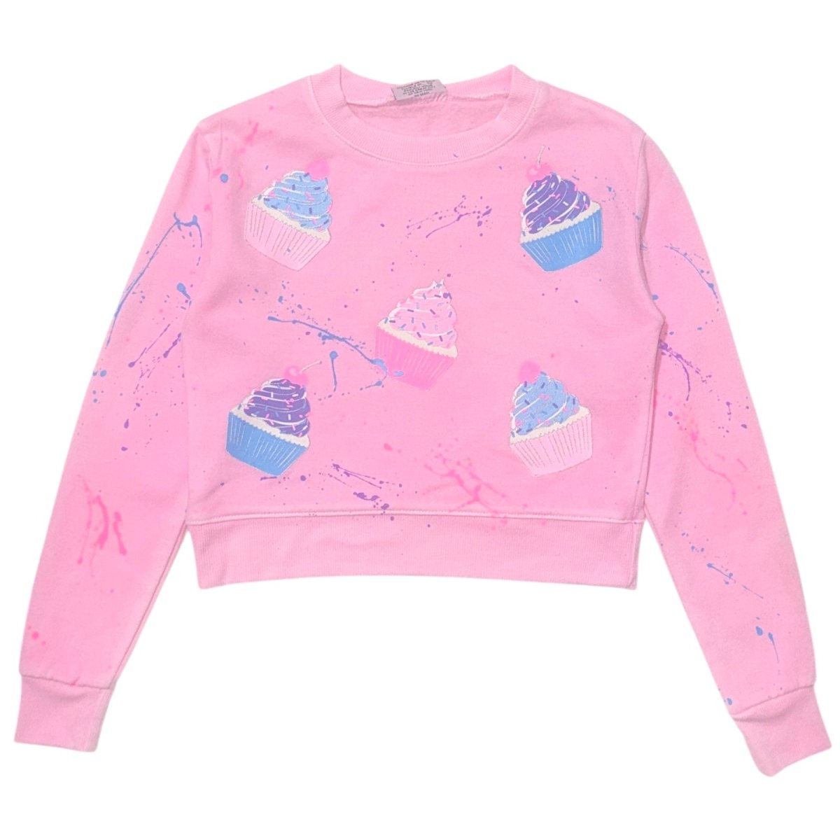 CUPCAKES SPLATTER SWEATSHIRT - FIREHOUSE
