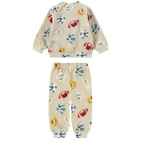 CUTE BALLS SWEATSHIRT AND SWEATPANTS SET (UNISEX) (PREORDER) - MOLO - SET