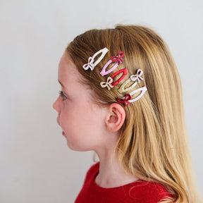 CUTESY  BOWS CLIPS SET OF 8 (PREORDER) - MIMI & LULA - CLIPS