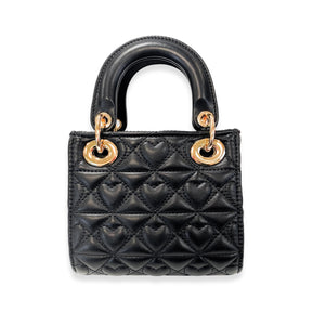 HEART QUILTED PURSE