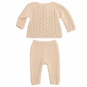 ROYAL ALPACA KNIT CARDIGAN AND PANTS SET (PREORDER)