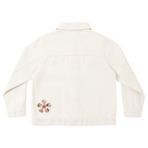 DAISY PATCHES DENIM JACKET - RYLEE + CRU - JACKETS