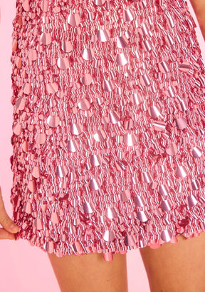 DAVINA SEQUIN TOP AND SKIRT SET (PREORDER) - MARLO