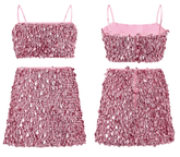 DAVINA SEQUIN TOP AND SKIRT SET (PREORDER) - SET
