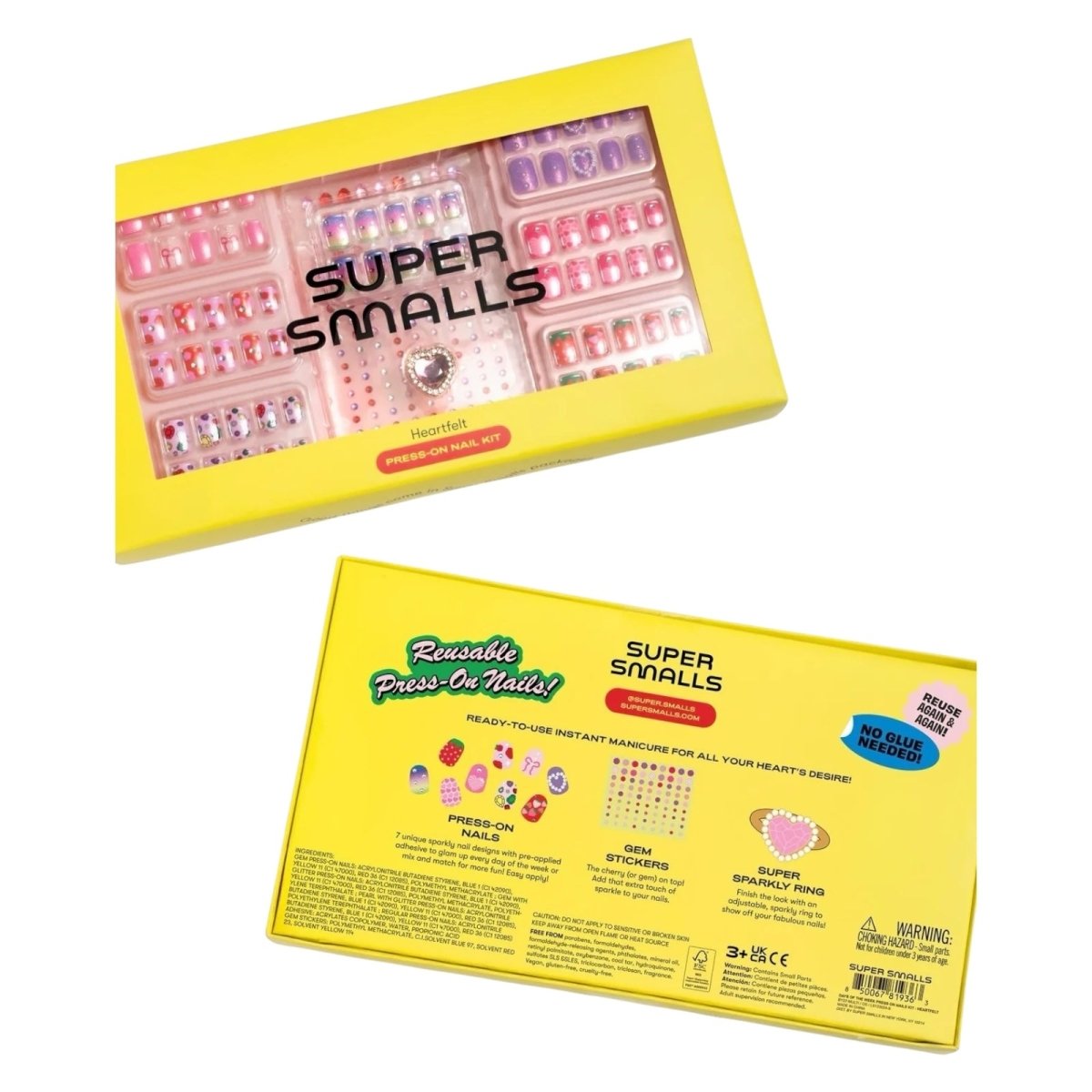 DAYS OF THE WEEK PRESS ON NAILS KIT - HEARTFELT (PREORDER) - SUPER SMALLS