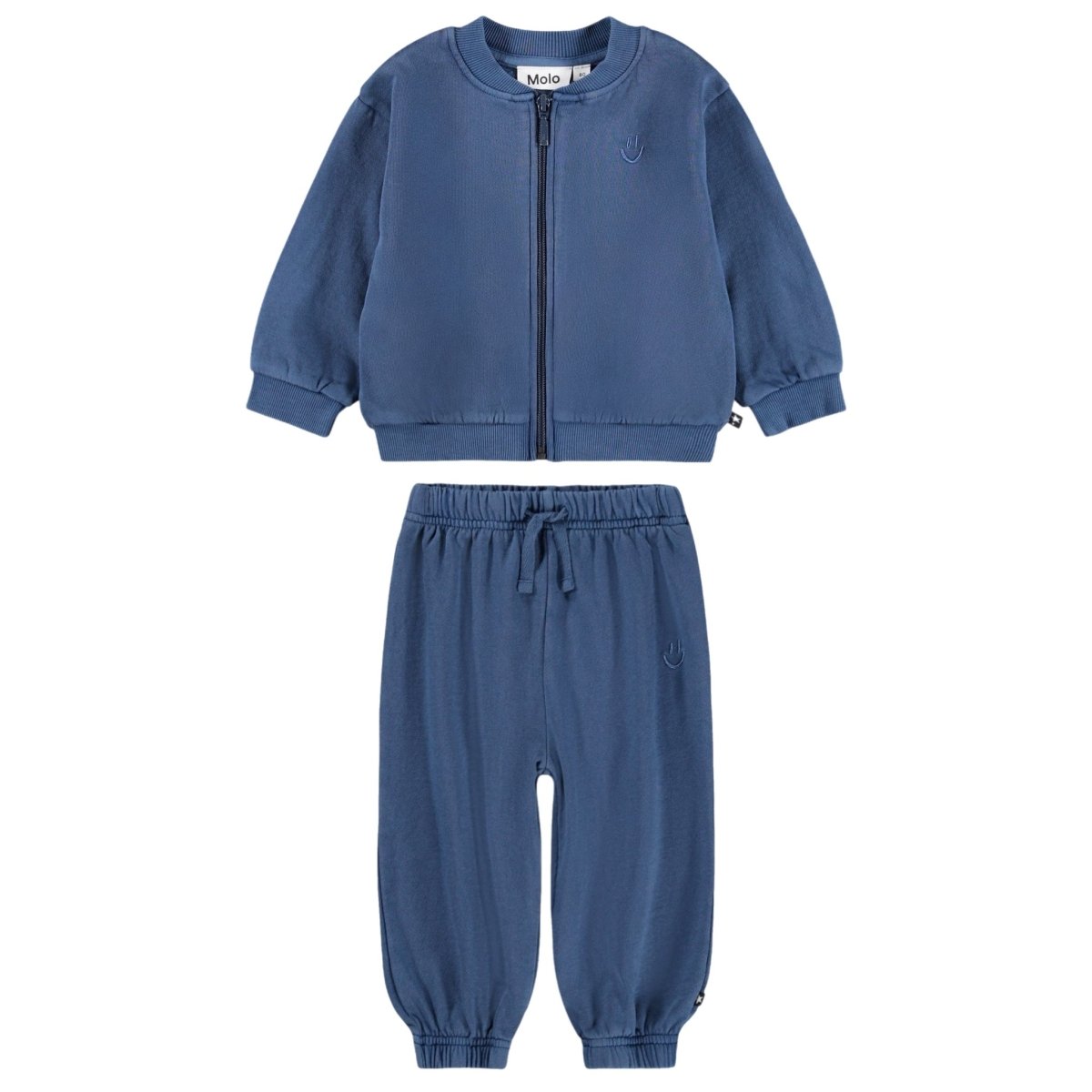 DAZZLE SMILEY ZIP UP JACKET AND SIMON SWEATPANTS (PREORDER) - MOLO - SET