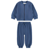 DAZZLE SMILEY ZIP UP JACKET AND SIMON SWEATPANTS (PREORDER) - MOLO - SET