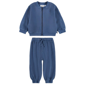 DAZZLE SMILEY ZIP UP JACKET AND SIMON SWEATPANTS (PREORDER) - MOLO - SET