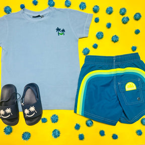 DEEP ELASTIC SWIM TRUNKS - SUNDEK KIDS
