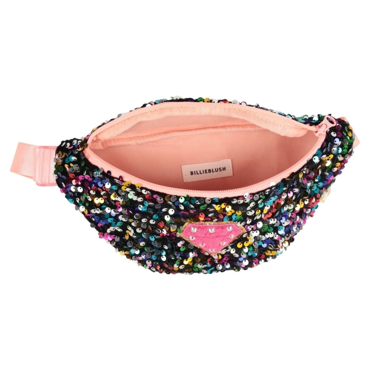 DIAMOND SEQUIN FANNY PACK (PREORDER) - BILLIEBLUSH