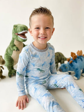 DINO WORLD LONG SLEEVE PJS - PAJAMAS