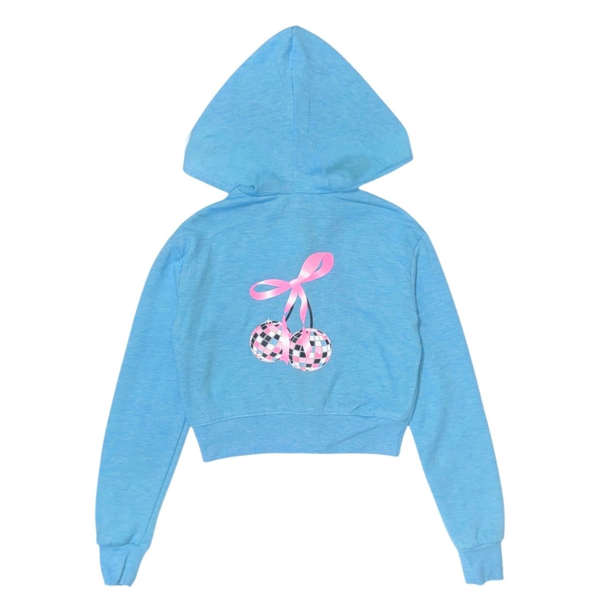 DISCO CHERRY ZIP UP HOODIE - HOODIES