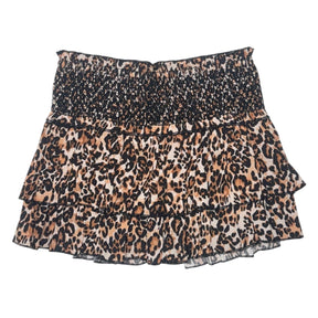 DOMINIQUE LEOPARD SKORT - SKIRTS