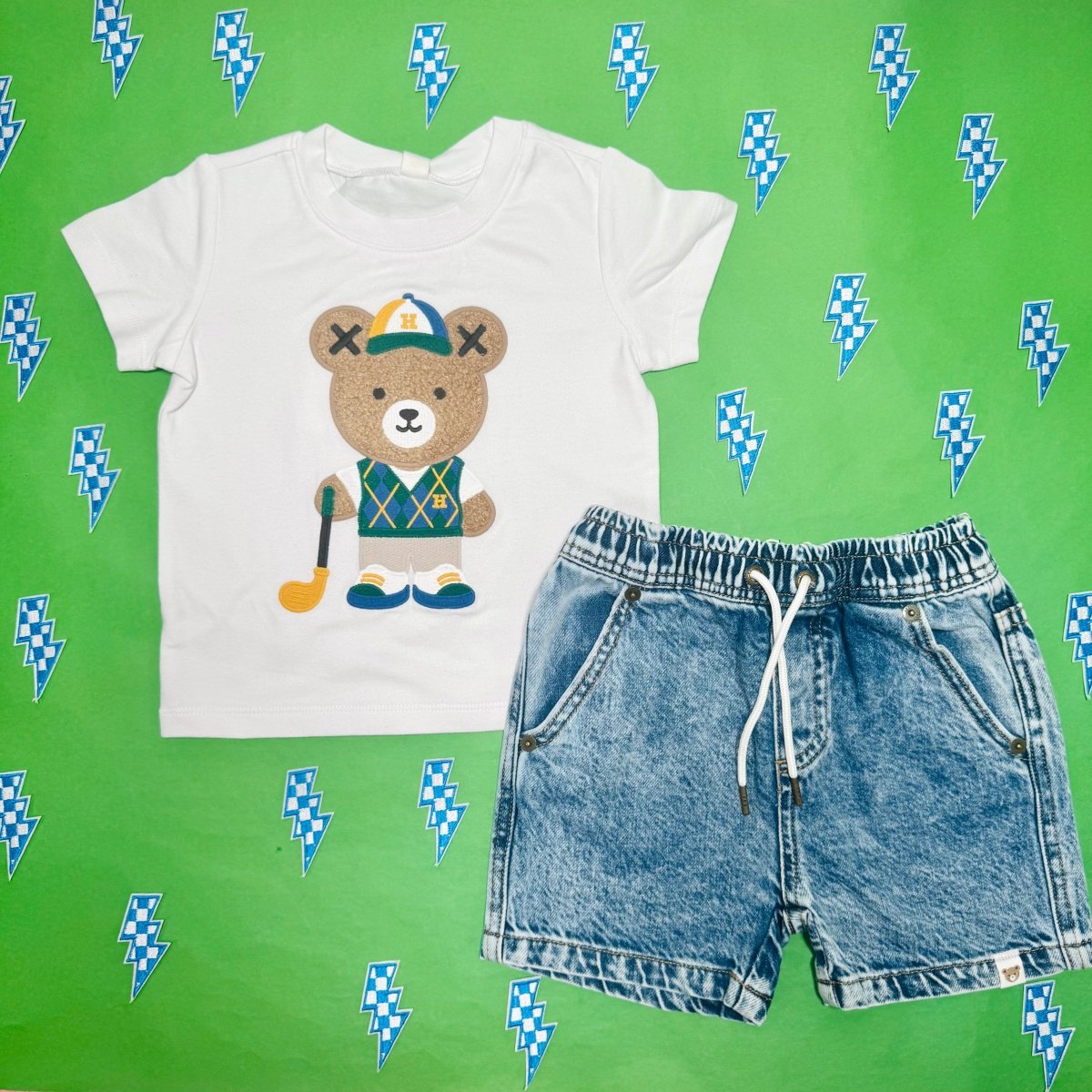 DREAMY DENIM SHORTS - HUXBABY