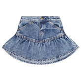 DREAMY DENIM SKIRT (PREORDER) - HUXBABY