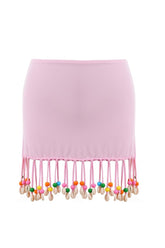 DYLAN BEADED FRINGE SKIRT (PREORDER) - NESSI BYRD