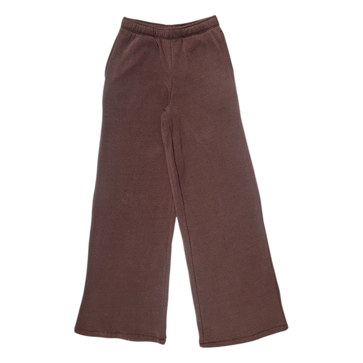 DYLAN CHOCOLATE WIDE LEG SWEATPANTS - SWEATPANTS