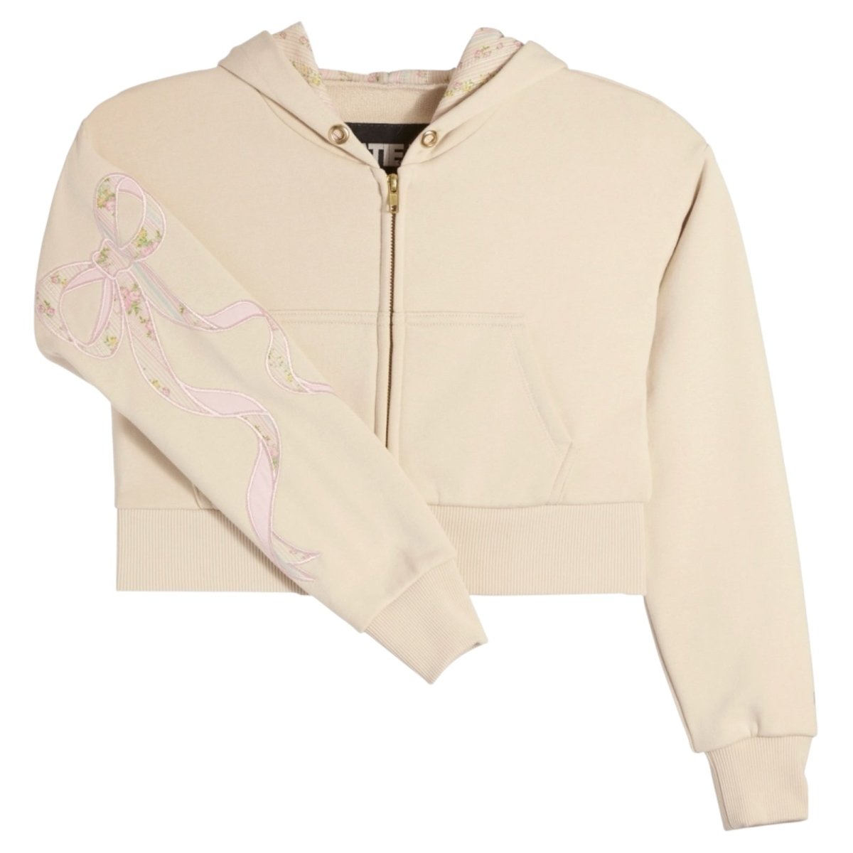 DYLAN SHABBY CHIC BOW ZIP HOODIE - KATIE J NEW YORK