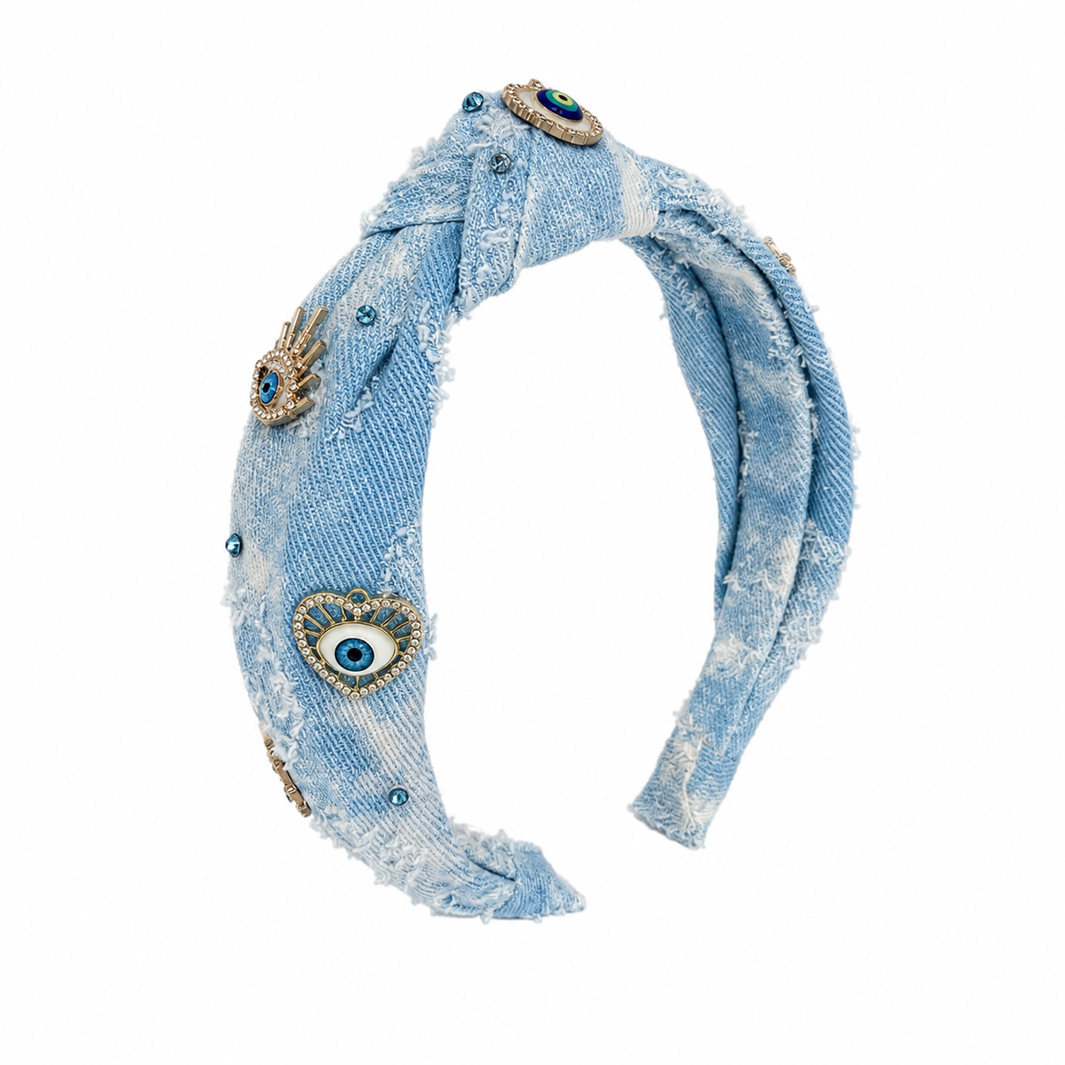 EYES DENIM HEADBAND