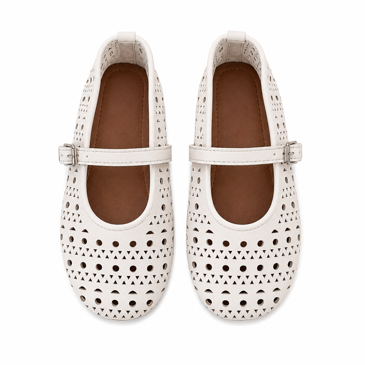 LILY EYELET FLATS