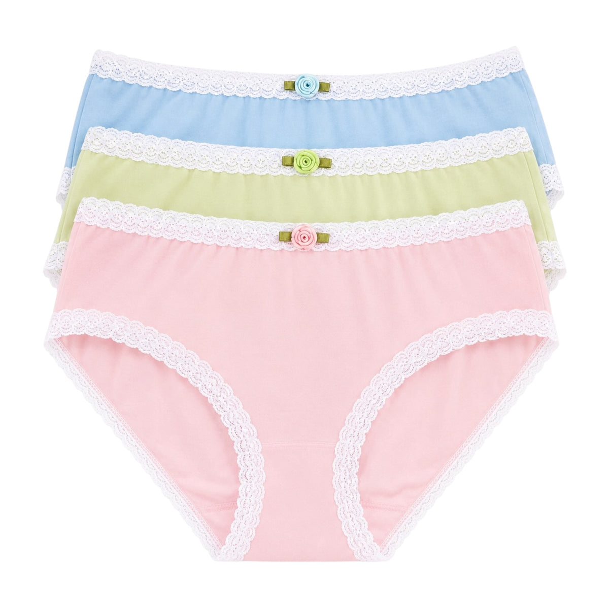 PASTEL SOLID 3 PACK PANTIES (PREORDER)