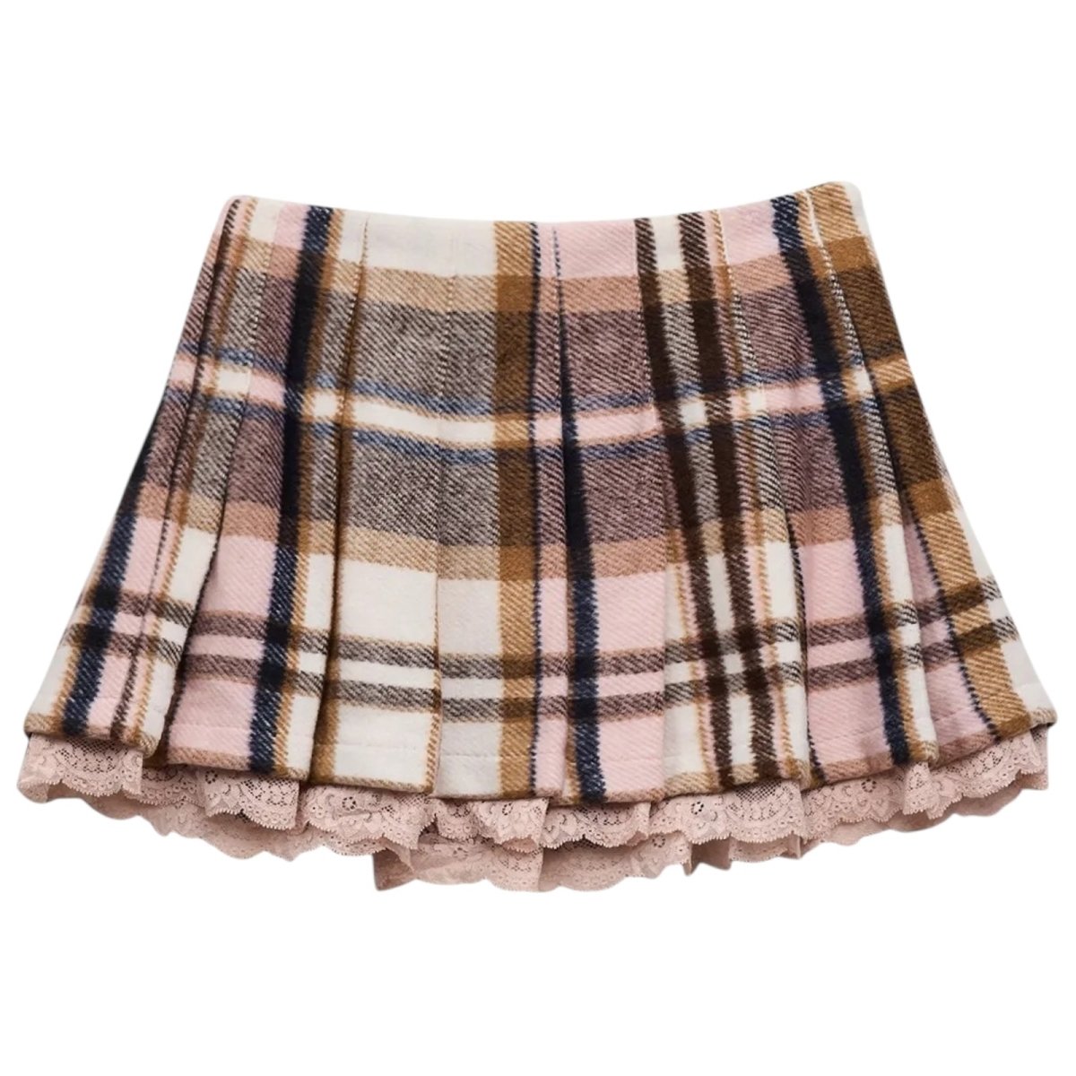 ELICIA PLAID SKIRT - SKIRTS