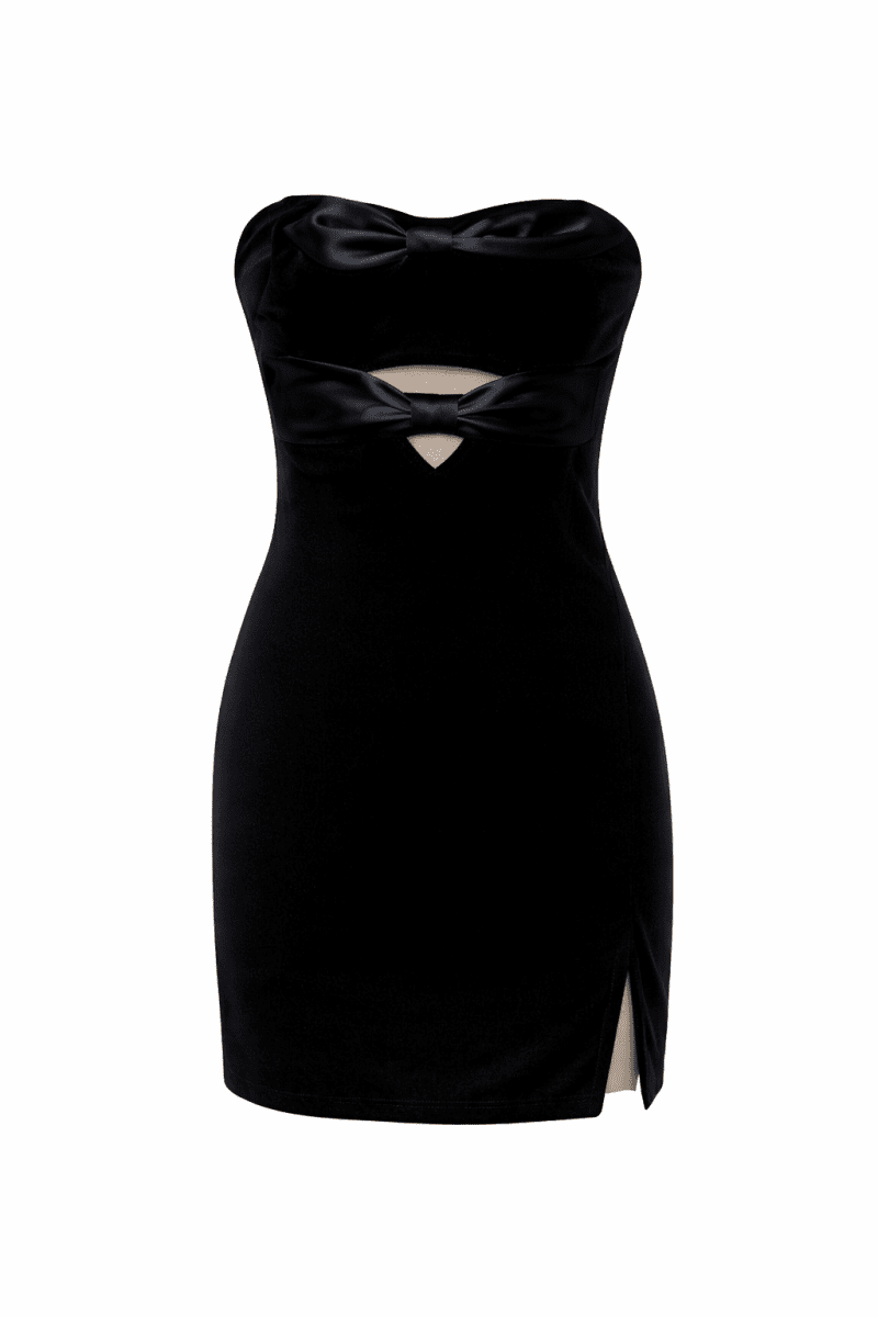 ELIZA BOW DRESS (PREORDER) - DRESSES