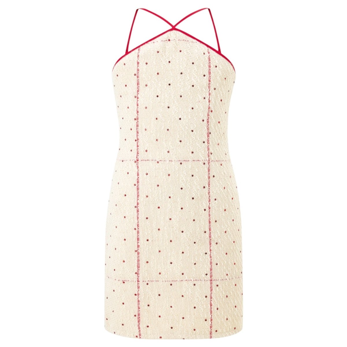 ELLIANNA DIAMANTE TWEED MINI DRESS (PREORDER) - MARLO
