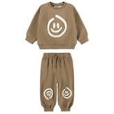 ELMWOOD SMILEY DISC SWEATSHIRT AND SIMON SWEATPANTS (PREORDER) - MOLO - SET