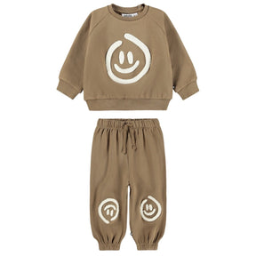 ELMWOOD SMILEY DISC SWEATSHIRT AND SIMON SWEATPANTS (PREORDER) - MOLO - SET